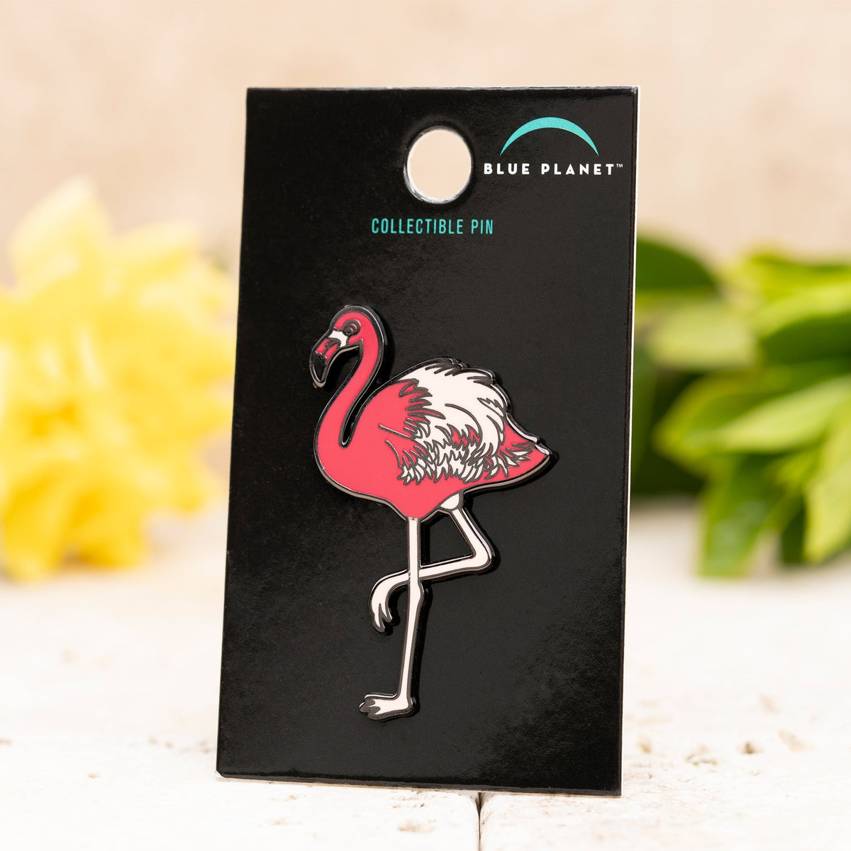 Red Blue Enamel Flamingo Brooch | Vintage Style Bird Brooch For Women & Men, Gift Box Included
