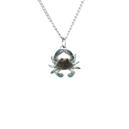 Blue Crab Pendant Porcelain Pendant Blue Planet Jewelry