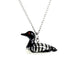Loon Pendant Porcelain Pendant Blue Planet Jewelry