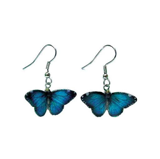 Blue Morpho Butterfly Porcelain Earrings Porcelain Earrings Blue Planet Jewelry