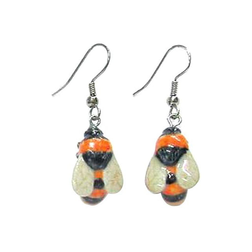 Bumblebee Porcelain Earrings Porcelain Earrings Blue Planet Jewelry