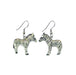 Zebra Porcelain Earrings Porcelain Earrings Blue Planet Jewelry
