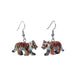 Tiger Cub Porcelain Earrings Porcelain Earrings Blue Planet Jewelry