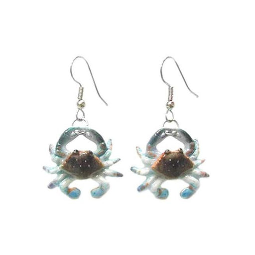 Blue Crab Porcelain Earrings Porcelain Earrings Blue Planet Jewelry