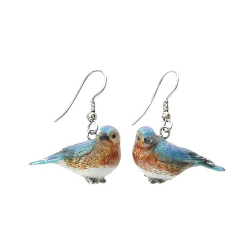 Bluebird Porcelain Earrings Porcelain Earrings Blue Planet Jewelry
