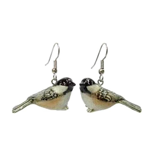 Chickadee Porcelain Earrings Porcelain Earrings Blue Planet Jewelry