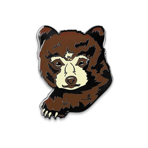 Black Bear Realistic Enamel Pin - Realistic Enamel Pin - Blueplanetjewelry.com