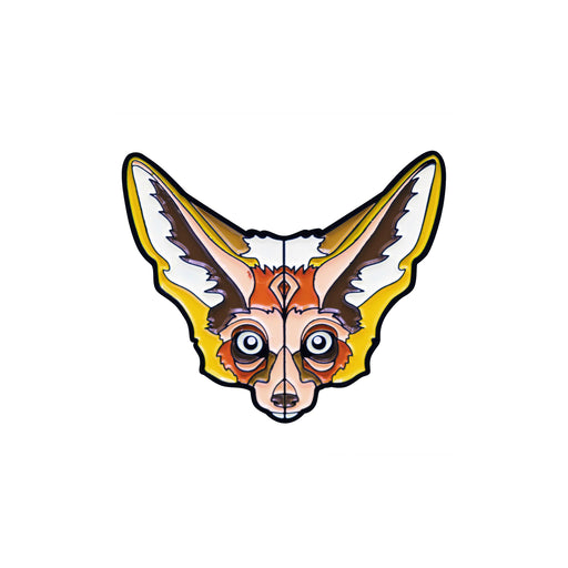 Fennec Fox Stylized Enamel Pin - Stylized Enamel Pin - Blueplanetjewelry.com