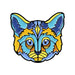Forest Cat Stylized Enamel Pin - Stylized Enamel Pin - Blueplanetjewelry.com