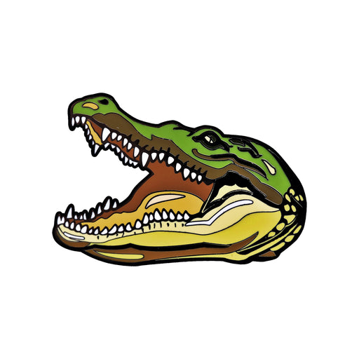 American Alligator Realistic Enamel Pin - Realistic Enamel Pin - Blueplanetjewelry.com