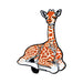 Giraffe Calf Realistic Enamel Pin - Realistic Enamel Pin - Blueplanetjewelry.com