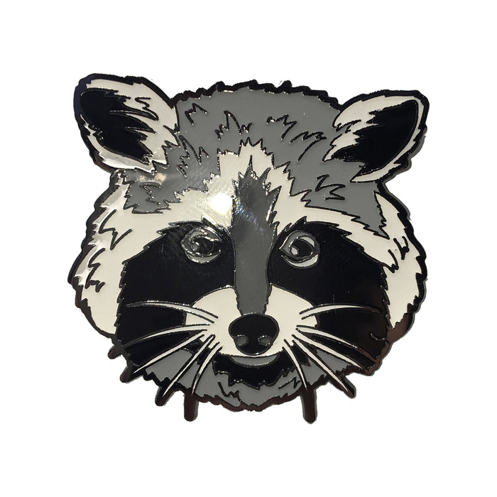 Raccoon Realistic Enamel Pin - Realistic Enamel Pin - Blueplanetjewelry.com