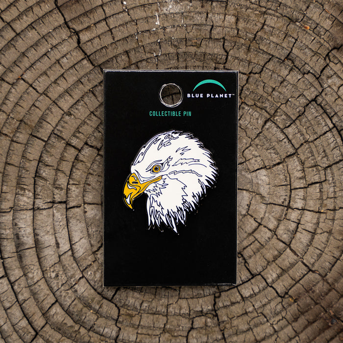 Bald Eagle Realistic Enamel Pin - Realistic Enamel Pin - Blueplanetjewelry.com