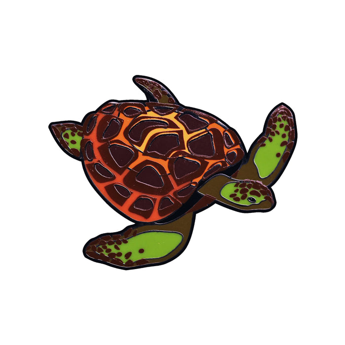 Sea Turtle Green Realistic Enamel Pin - Realistic Enamel Pin - Blueplanetjewelry.com