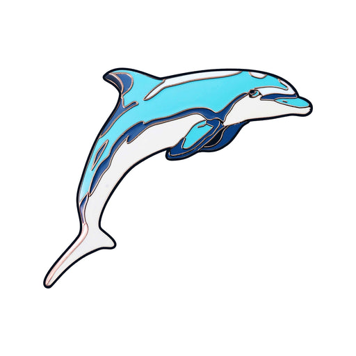 Dolphin Realistic Enamel Pin - Realistic Enamel Pin - Blueplanetjewelry.com