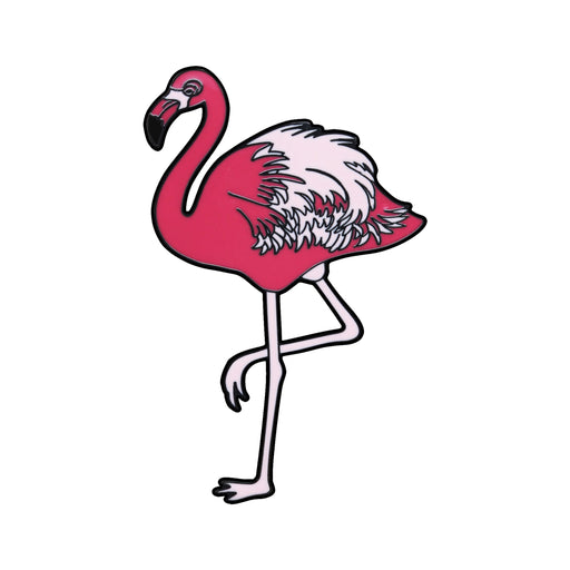 Flamingo Realistic Enamel Pin - Realistic Enamel Pin - Blueplanetjewelry.com