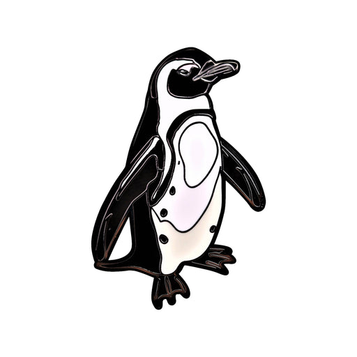 African Penguin Realistic Enamel Pin - Realistic Enamel Pin - Blueplanetjewelry.com