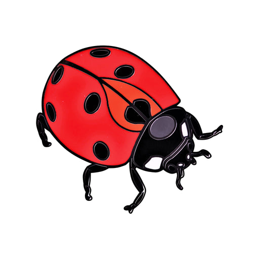 Lady Bug Realistic Enamel Pin - Realistic Enamel Pin - Blueplanetjewelry.com