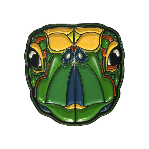 Sea Turtle Head Stylized Enamel Pin - Stylized Enamel Pin - Blueplanetjewelry.com