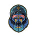 Gorilla Stylized Enamel Pin - Stylized Enamel Pin - Blueplanetjewelry.com