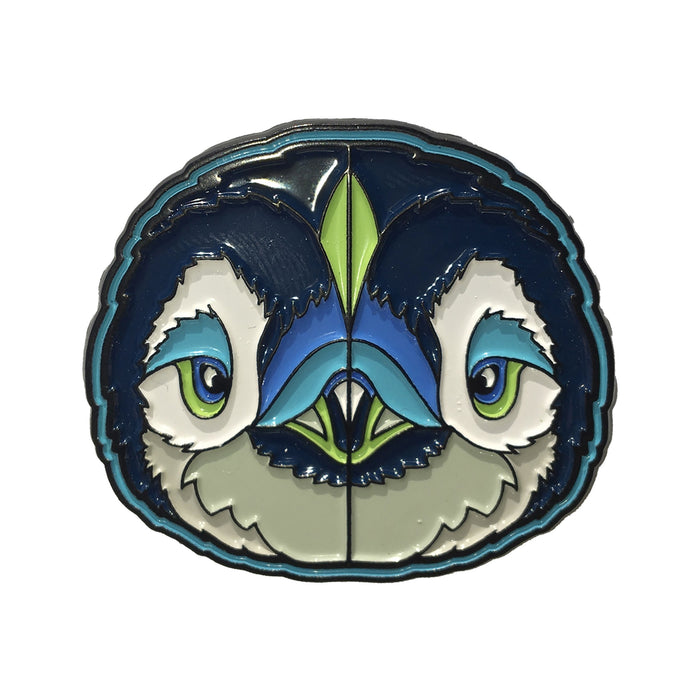 Emperor Penquin Chick Stylized Enamel Pin - Stylized Enamel Pin - Blueplanetjewelry.com