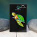 Sea Turtle Stylized Enamel Pin - Stylized Enamel Pin - Blueplanetjewelry.com