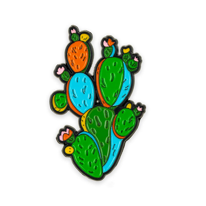 Prickly Pear Stylized Enamel Pin - Stylized Enamel Pin - Blueplanetjewelry.com