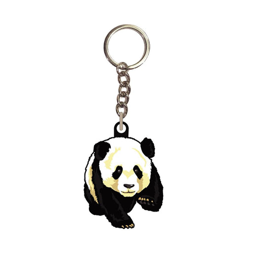 Panda Cub Embroidered Keychain Keychain Blue Planet Jewelry
