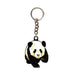 Panda Cub Embroidered Keychain Keychain Blue Planet Jewelry