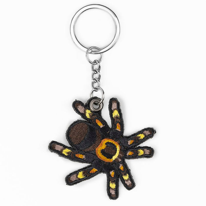 Tarantula Embroidered Keychain