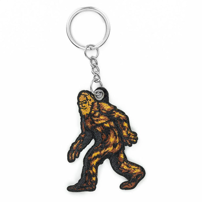 Bigfoot Embroidered Keychain