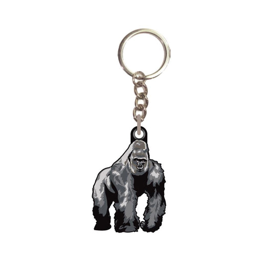Gorilla Embroidered Keychain Keychain Blue Planet Jewelry