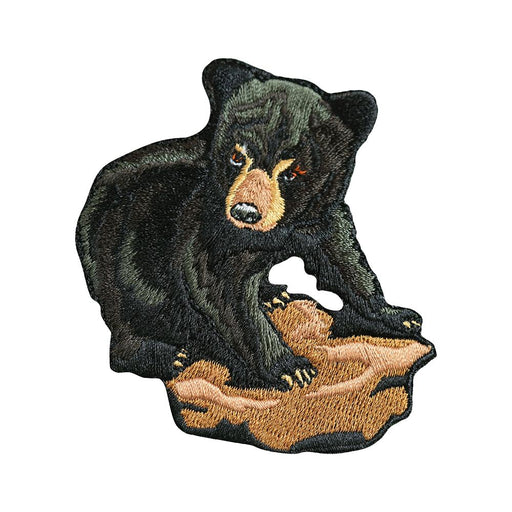 Black Bear Cub Patch - Embroidered Patch - Blueplanetjewelry.com