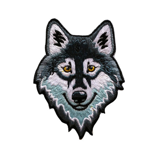 Wolf Head Patch - Embroidered Patch - Blueplanetjewelry.com