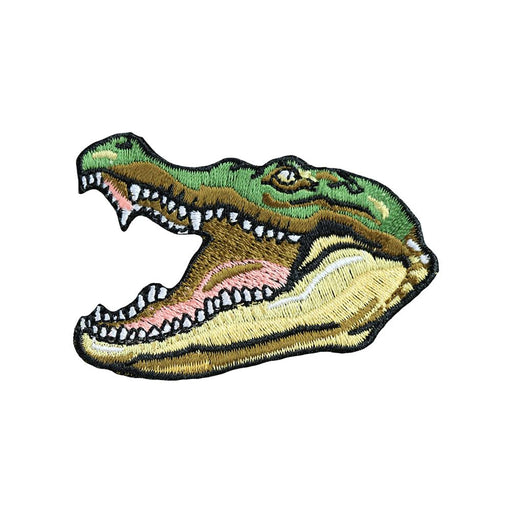 American Alligator Head Patch - Embroidered Patch - Blueplanetjewelry.com