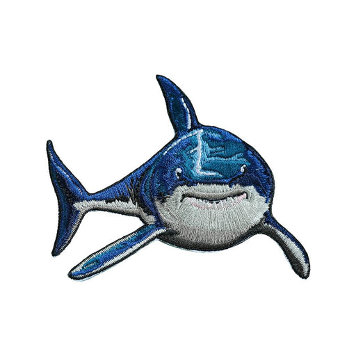 Great White Shark Patch - Embroidered Patch - Blueplanetjewelry.com