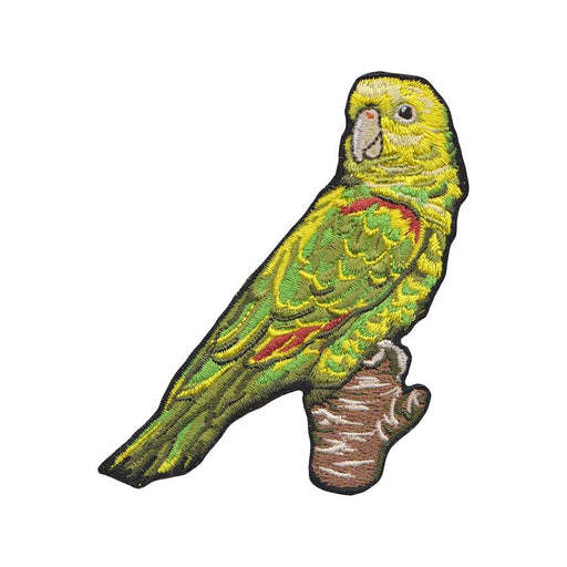Amazon Parrot Patch - Embroidered Patch - Blueplanetjewelry.com