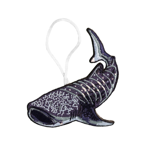 Whale Shark Embroidered Ornament - Embroidered Ornament - Blueplanetjewelry.com