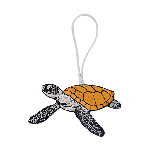 Sea Turtle Embroidered Ornament - Embroidered Ornament - Blueplanetjewelry.com