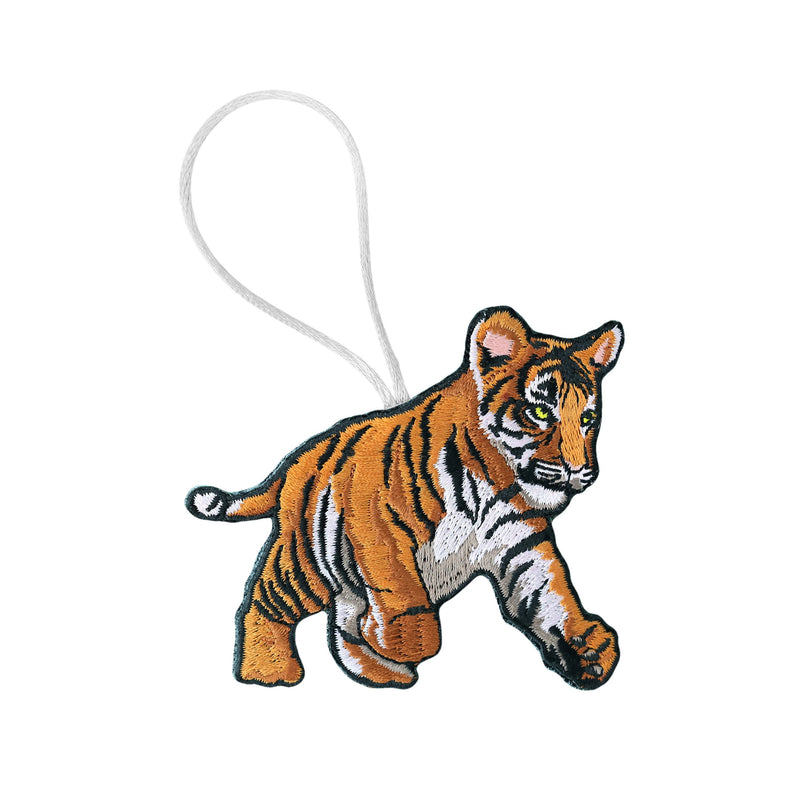 Tiger Cub Embroidered Ornament - Embroidered Ornament - Blueplanetjewelry.com