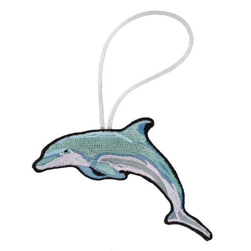 Dolphin Jumping Embroidered Ornament - Embroidered Ornament - Blueplanetjewelry.com