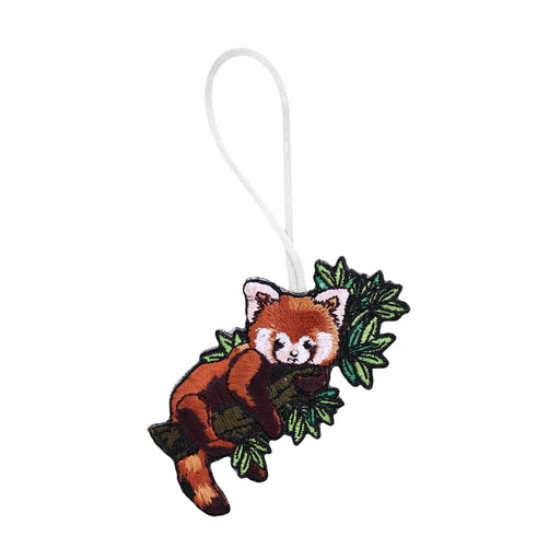 Red Panda Embroidered Ornament - Embroidered Ornament - Blueplanetjewelry.com