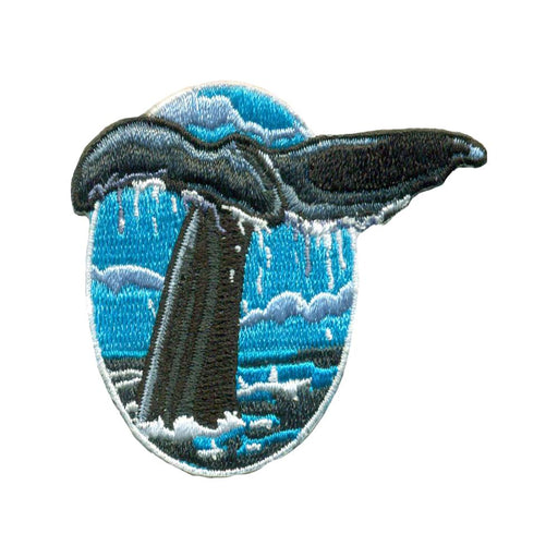 Whale Tail Patch - Embroidered Patch - Blueplanetjewelry.com